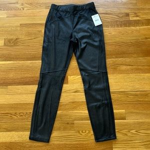 Free People Midnight Vegan Suede Skinny Black